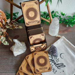 Coffret de Runes en Bois