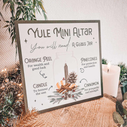 Décoration Murale Yule Mini Altar