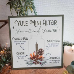 Décoration Murale Yule Mini Altar