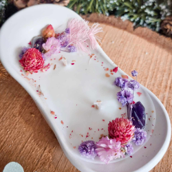 Bougie Baignoire - Orchidée Blanche