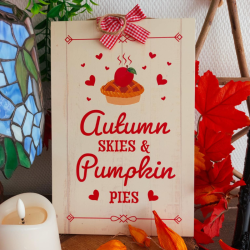 Déco Murale Pumpkin Pie