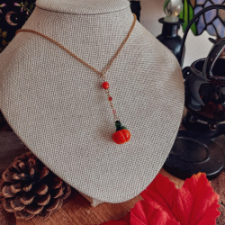 Collier "Citrouille"