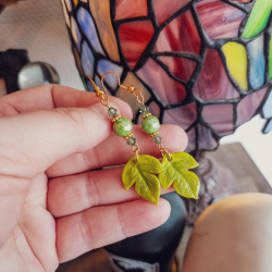 Boucles d'Oreilles "Feuilles d'Automne"