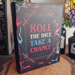 Boite de rangement "Roll the Dice, Take a Chance"