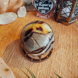 Sphère Septaria + Socle