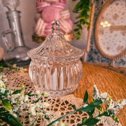 Pot de Stockage en Verre avec Couvercle – Élégance Cuisine