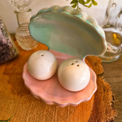 Salière & Poivrière Coquillage Nacré – Esprit Océan
