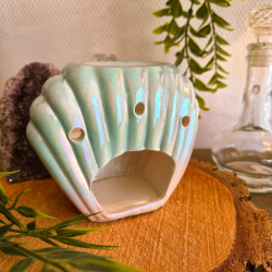 Brûle-Parfum Coquillage Nacré – Magie de Sirène