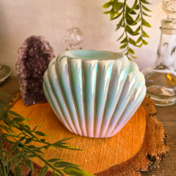 Brûle-Parfum Coquillage Nacré – Magie de Sirène