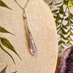 Collier Larme Elfique - Aurore Cristalline