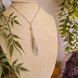 Collier Larme Elfique - Aurore Cristalline