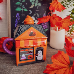 Mug avec Couvercle « Boo's Bakery » – La Pause Gourmande des Fantômes