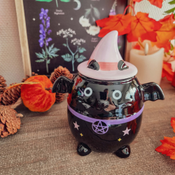 Brûleur « Pastel Bat Cat » – Le Chat Sorcier Ailé