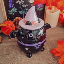 Brûleur « Pastel Bat Cat » – Le Chat Sorcier Ailé