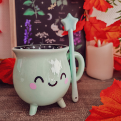 Mug Chaudron Menthe avec Baguette Magique – Candy Cauldron