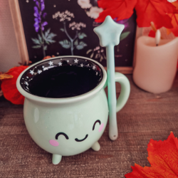 Mug Chaudron Menthe avec Baguette Magique – Candy Cauldron