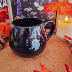 Mug « Keep Your Spirits Up » – Fantôme Arrondi