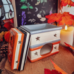 Brûleur à Fondants « The Haunted Library » – Pile de Livres Hantés