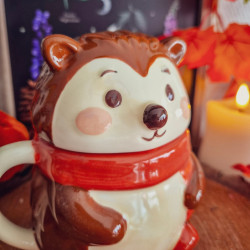 Mug avec Couvercle « Hazel le Hérisson »