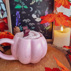 Coffret Mug Citrouille Rose & Chaussettes Cocooning