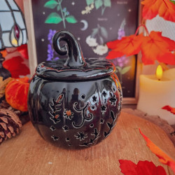 Brûleur à Fondants « Citrouille Folk Noire »