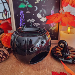 Brûleur à Fondants « Citrouille Folk Noire »