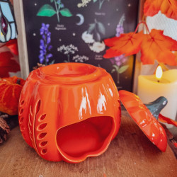 Brûleur à Fondants « Citrouille Feuilles d'Automne »