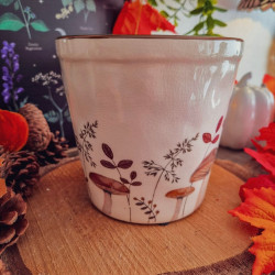 Pot de Fleurs Champignons