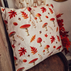 Coussin Décoratif Champignons