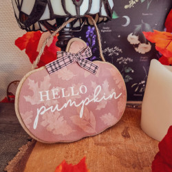 Décoration murale Country Living " Hello Pumpkin "