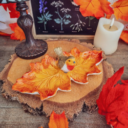 Coupelle décorative - Country Living « Robin on a Leaf »