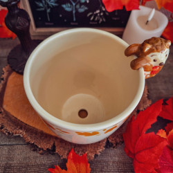 Pot pour plante « Hérisson d’automne »