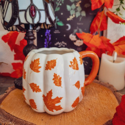 Mug « Citrouille – Feuilles orange » – Country Living