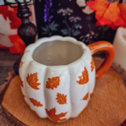 Mug « Citrouille – Feuilles orange » – Country Living