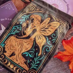 Pochette en velours « Stardust Fairy » à cordon